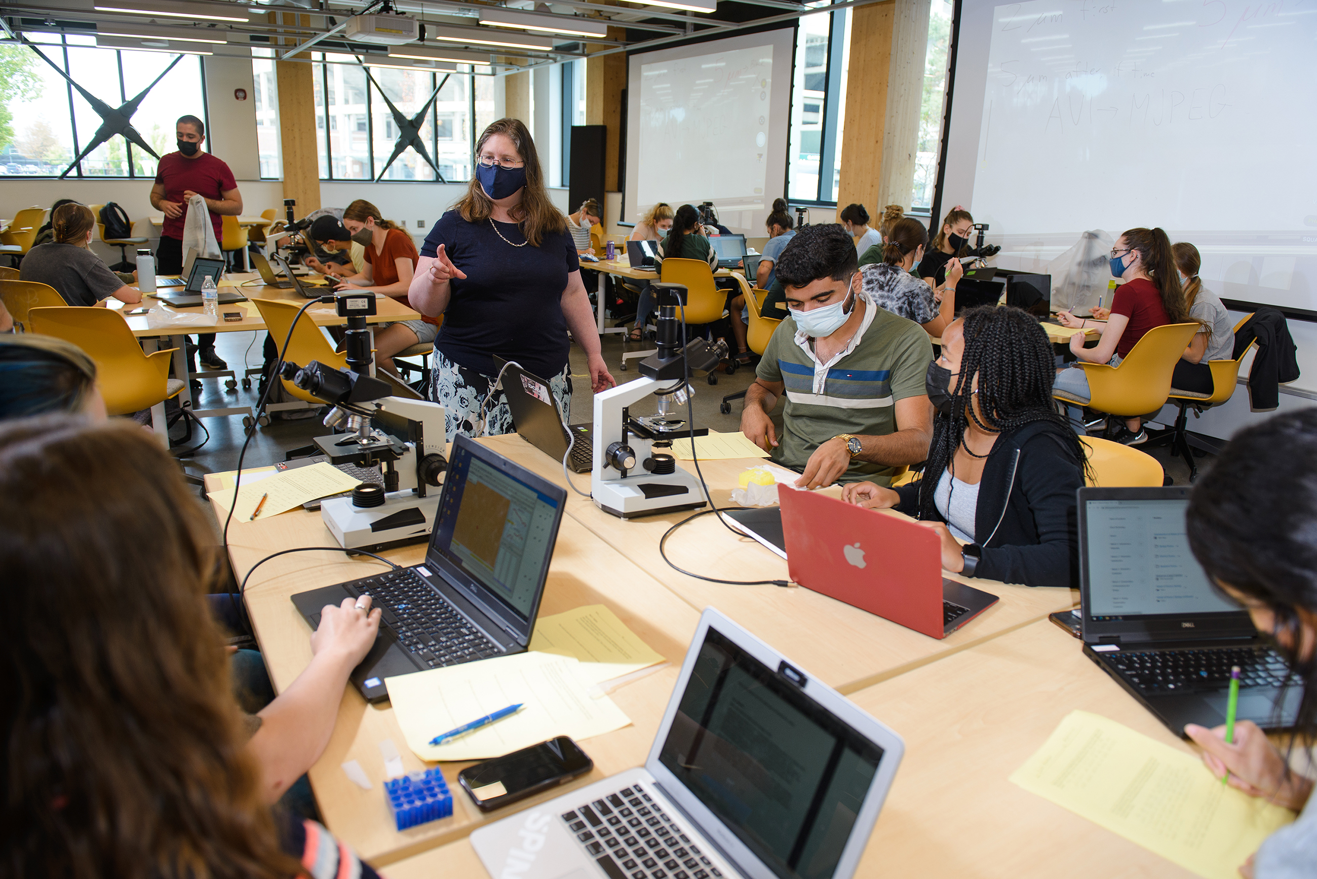 Aula de Studio Physics en Michigan State University